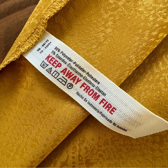 [ intimately free people ] yellow gold snakeskin reptile print midi skirt XS - Picture 7 of 12